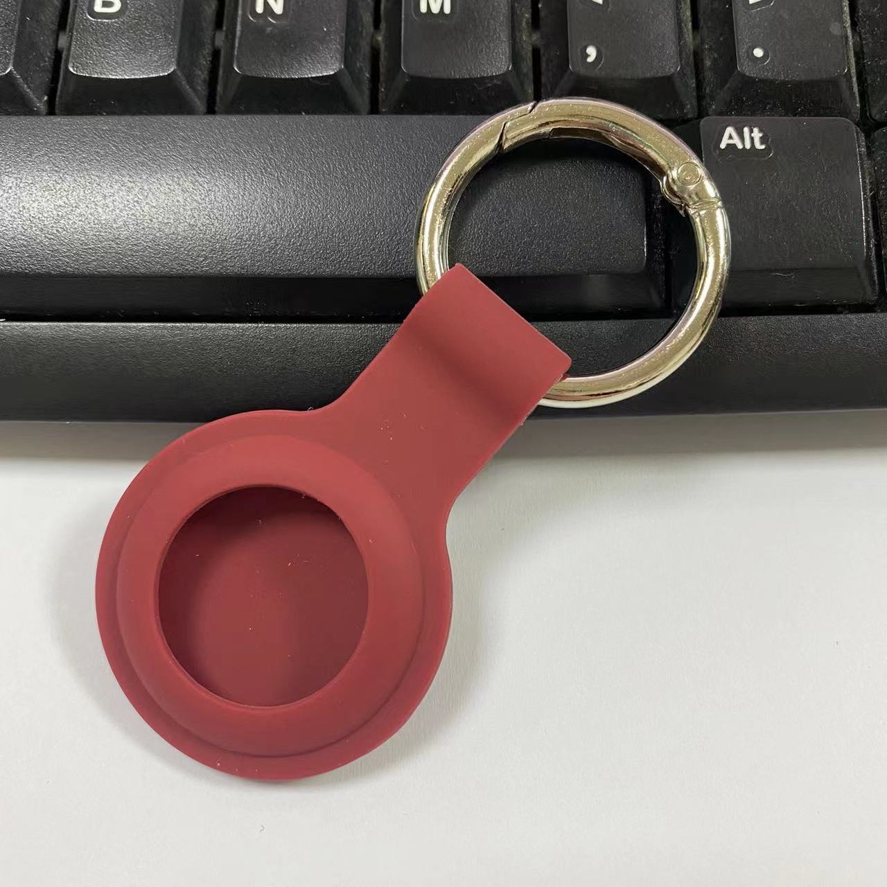 Suitable For Airtag Locator Tracker Anti-lost Keychain Waterproof Silicone Protective Case - AFFORDABLE MARKET