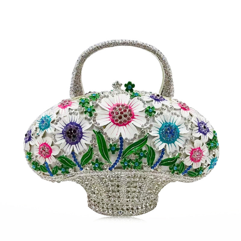 Women's Flower Diamond Mini Bag