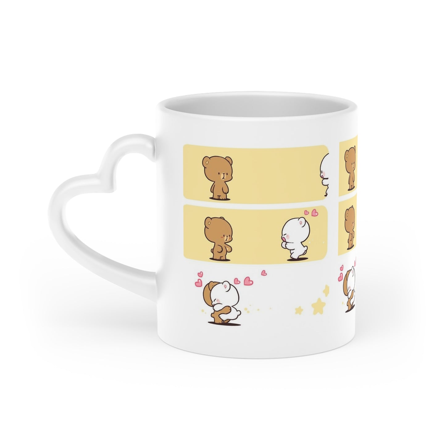 Heart-Shaped Mug - Sip with Love - AFFORDABLE MARKET