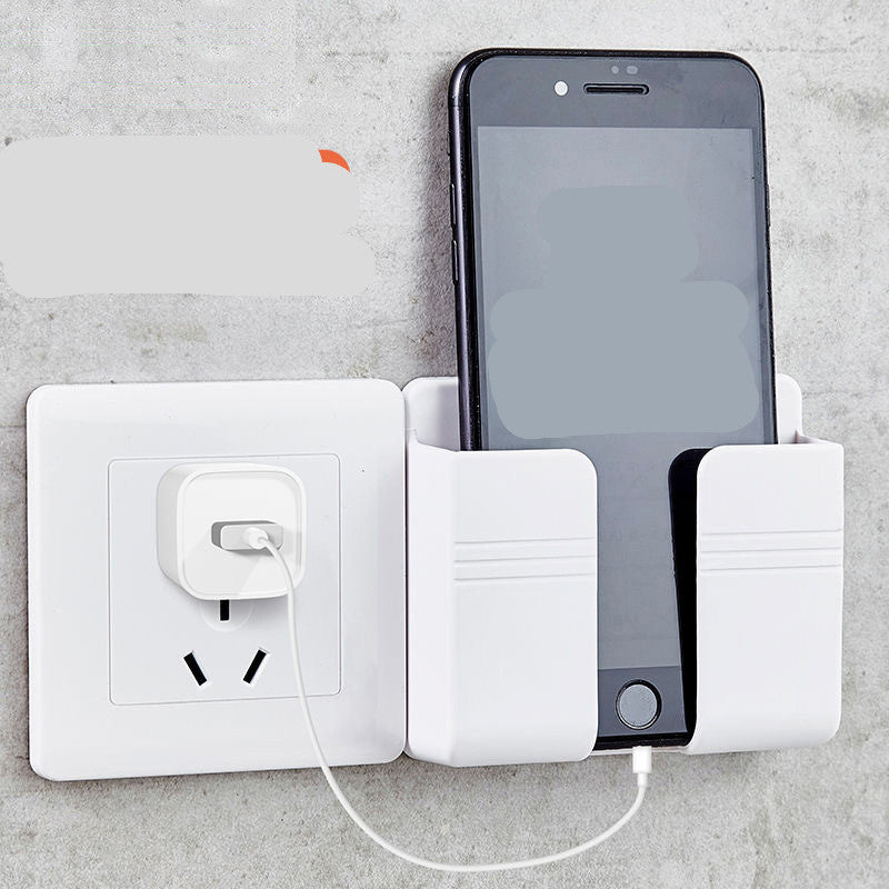 Mobile Phone Charging Storage Rack Punch-free Sticky Storage Box - AFFORDABLE MARKET