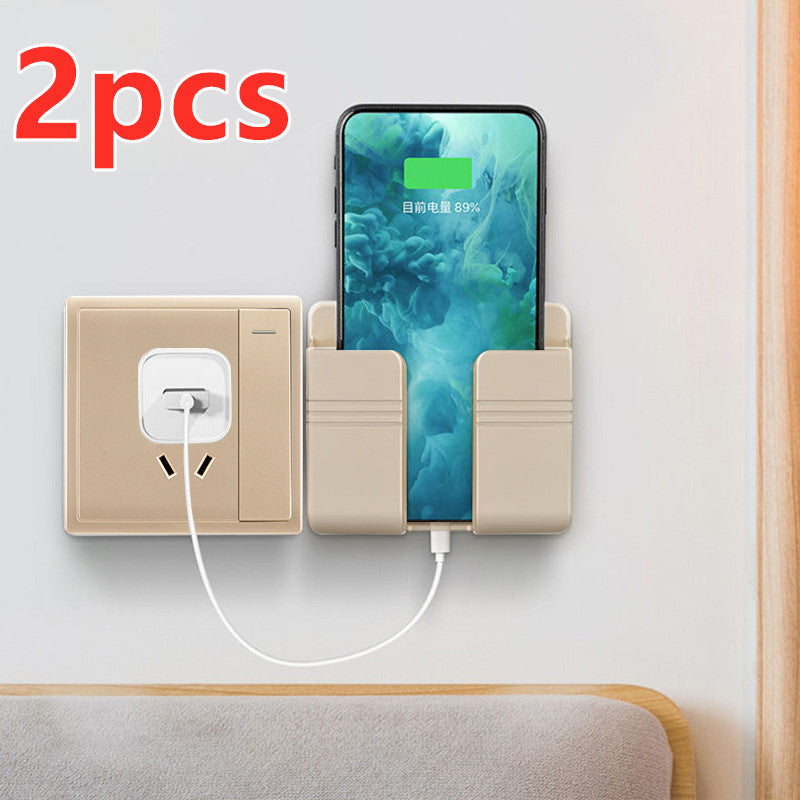 Mobile Phone Charging Storage Rack Punch-free Sticky Storage Box - AFFORDABLE MARKET