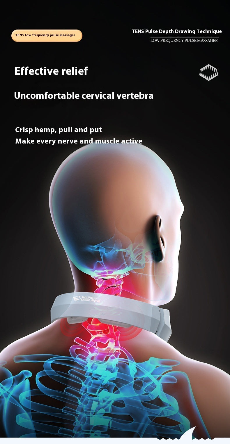 Electric Neck Pain Relief Massager with Heating Function