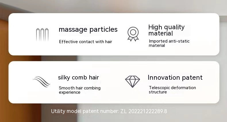 Self Cleaning Hair Comb
