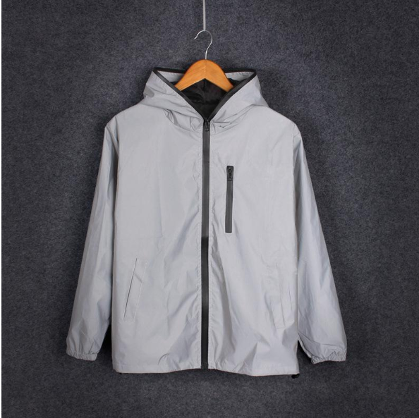 Men's Spring And Autumn Full Reflective Windbreaker Waterproof Jacket Men's High Street - AFFORDABLE MARKET