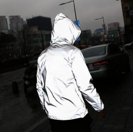 Men's Spring And Autumn Full Reflective Windbreaker Waterproof Jacket Men's High Street - AFFORDABLE MARKET
