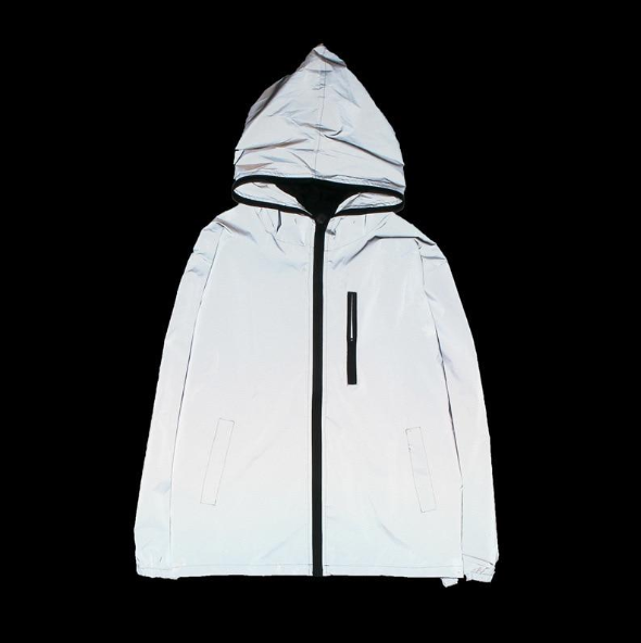 Men's Spring And Autumn Full Reflective Windbreaker Waterproof Jacket Men's High Street - AFFORDABLE MARKET