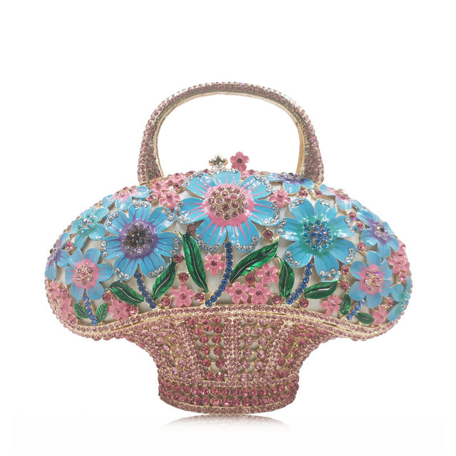 Women's Flower Diamond Mini Bag