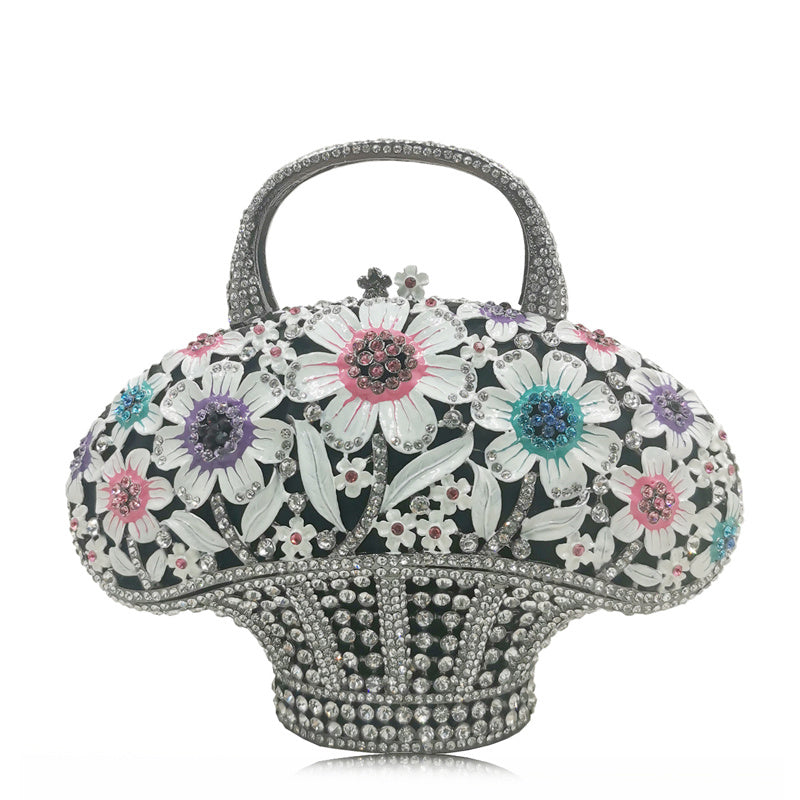 Women's Flower Diamond Mini Bag