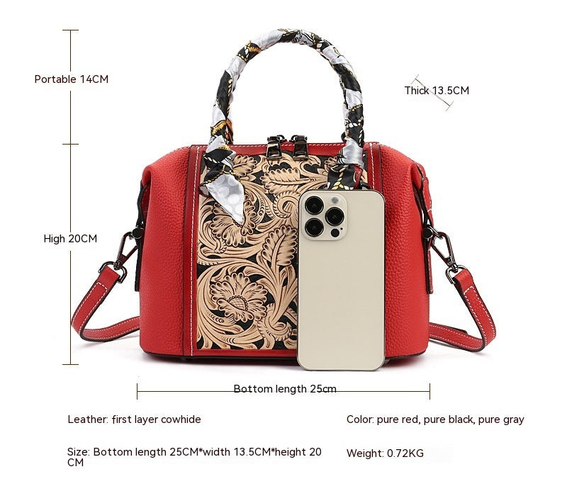 Women's Leather Vintage Bag