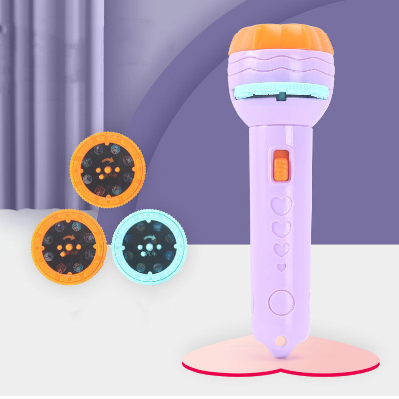 Cartoon Projection Flashlight with 80 Patterns