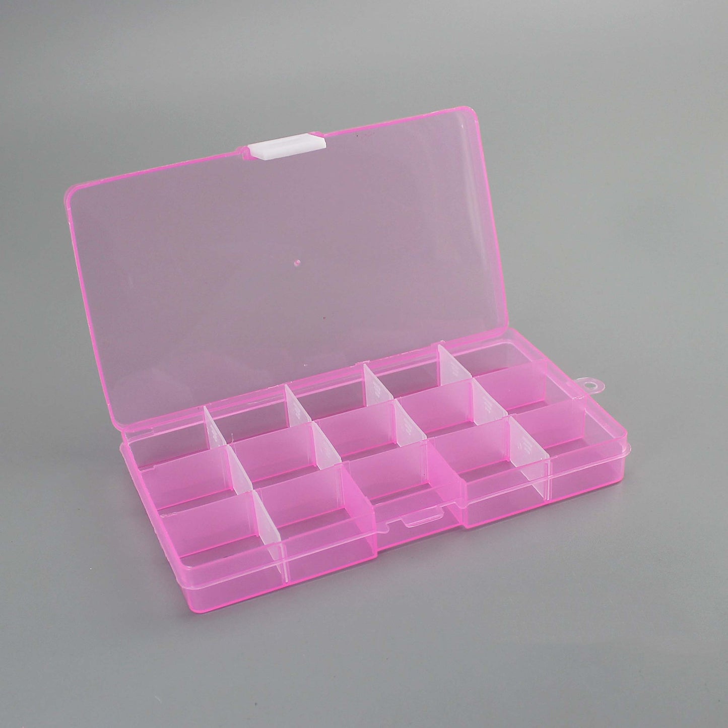 Plastic 15 compartment transparent storage box - AFFORDABLE MARKET