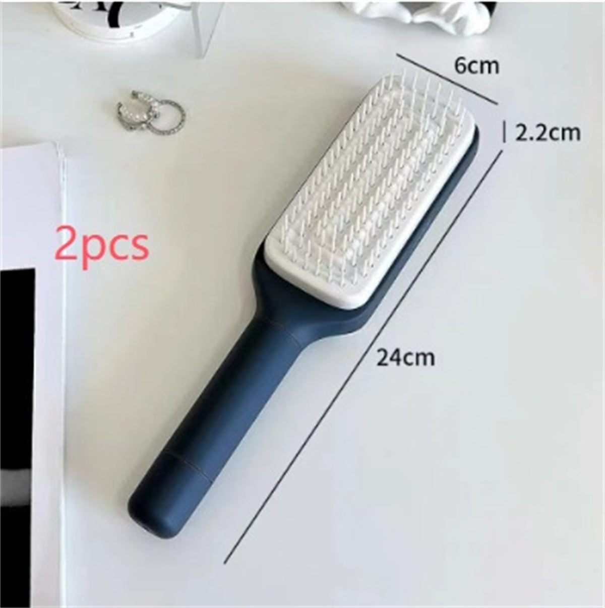 Self Cleaning Hair Comb
