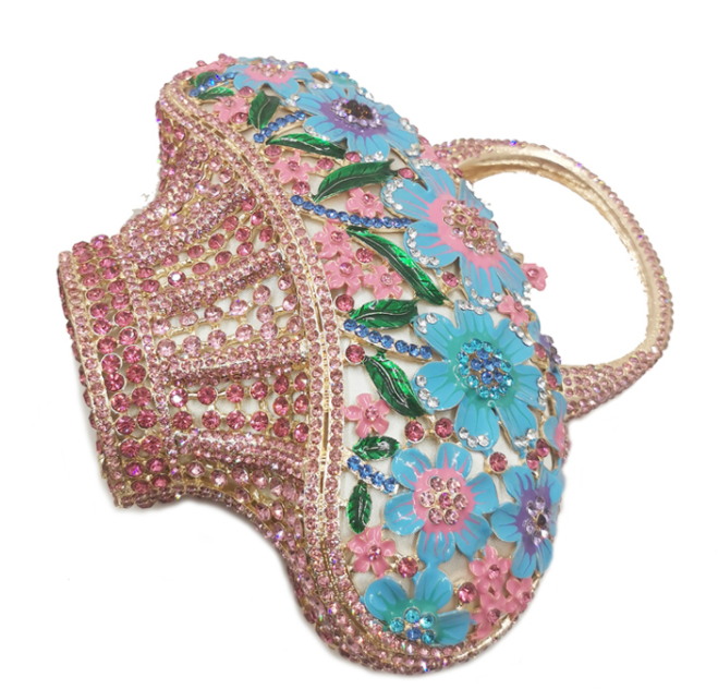 Women's Flower Diamond Mini Bag
