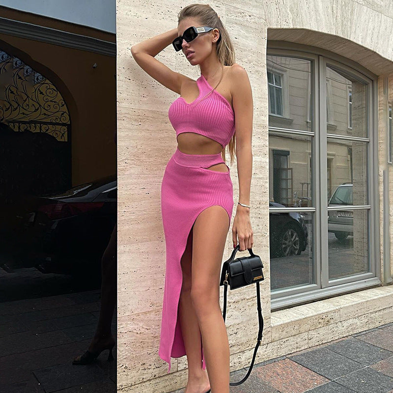 Women's Black and Pink Suits