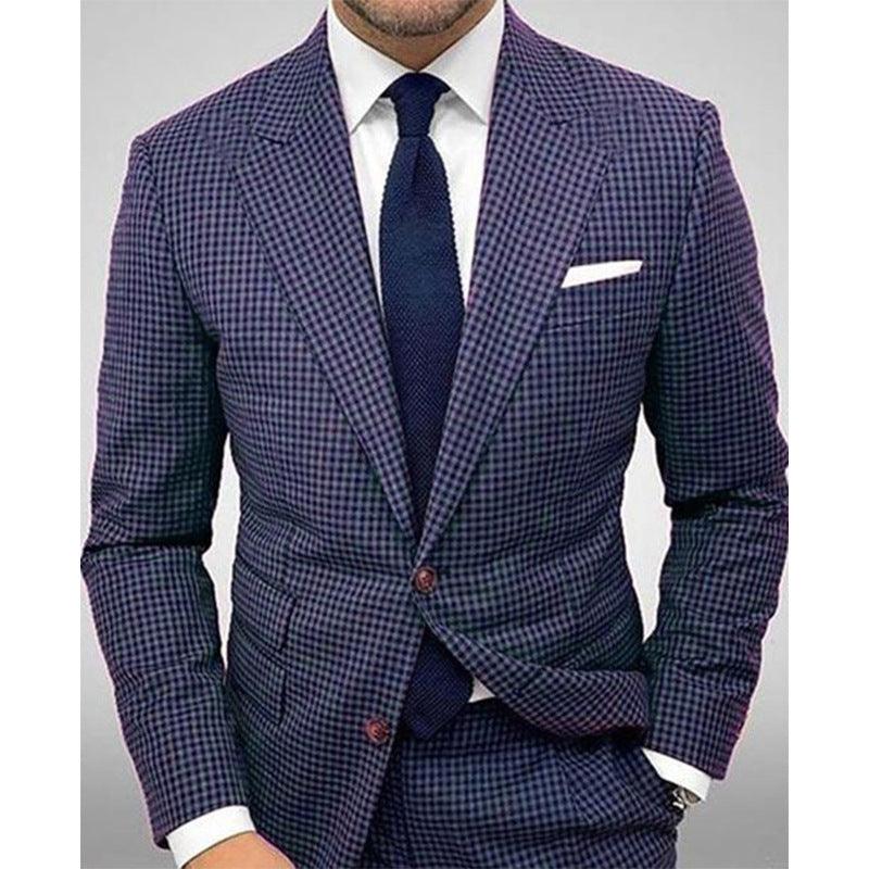 Men's Striped Blazer Casual Slim Fit - AFFORDABLE MARKET