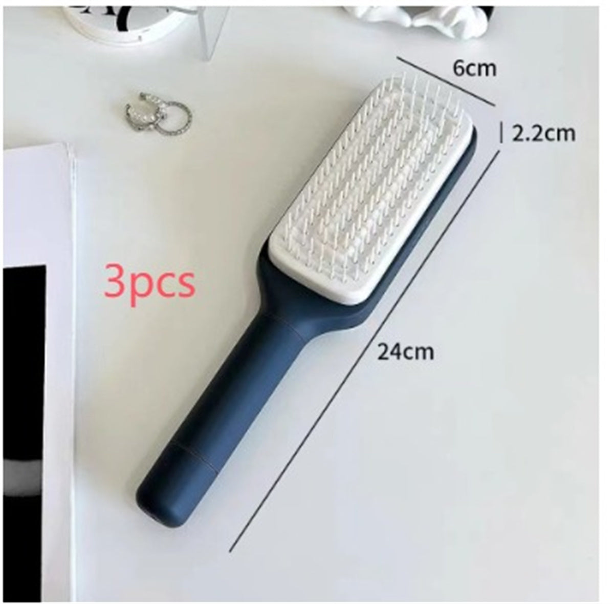 Self Cleaning Hair Comb