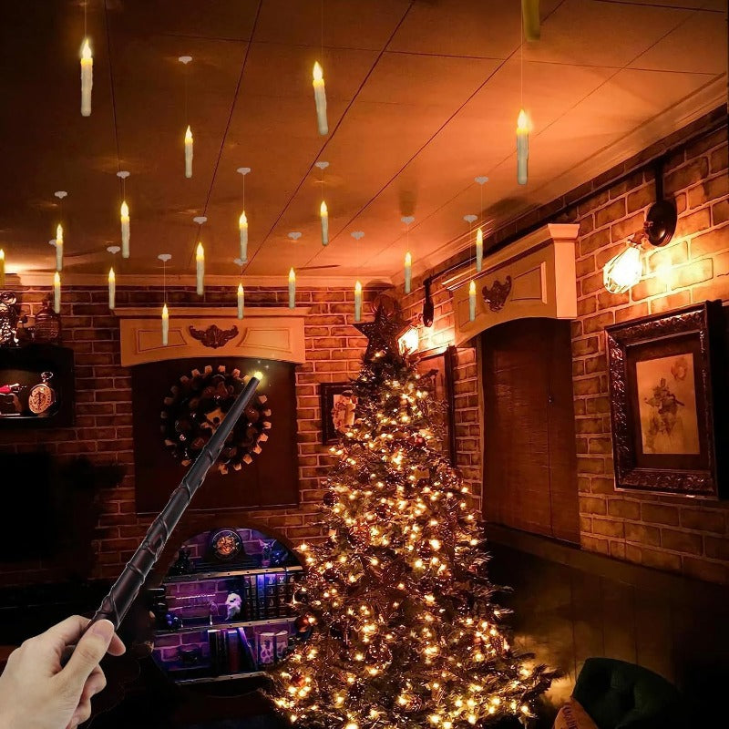 Floating LED Candles With Magic Remote Control Wand