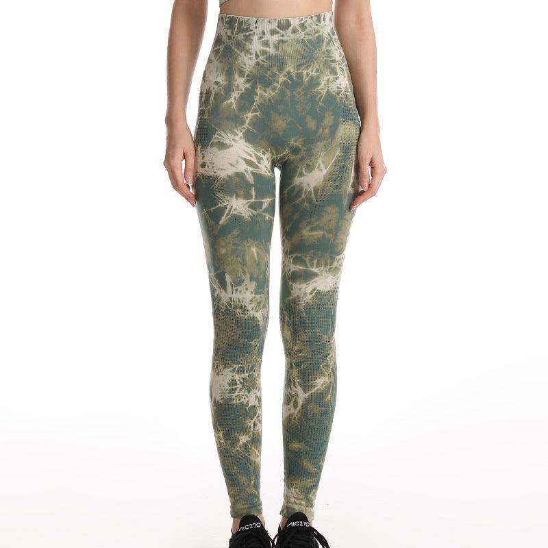 Tie Dye Leggings Women Fitness Yoga Pants Seamless Push Up Workout Tights Gym Sports Legging - AFFORDABLE MARKET