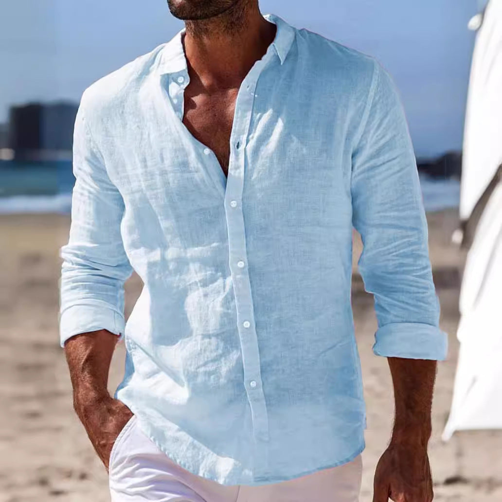 Men's Cotton Linen Shirt