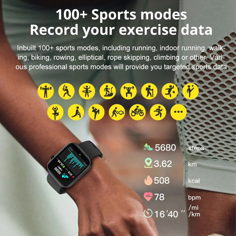 Voice Calling and Health Monitoring Smartwatch