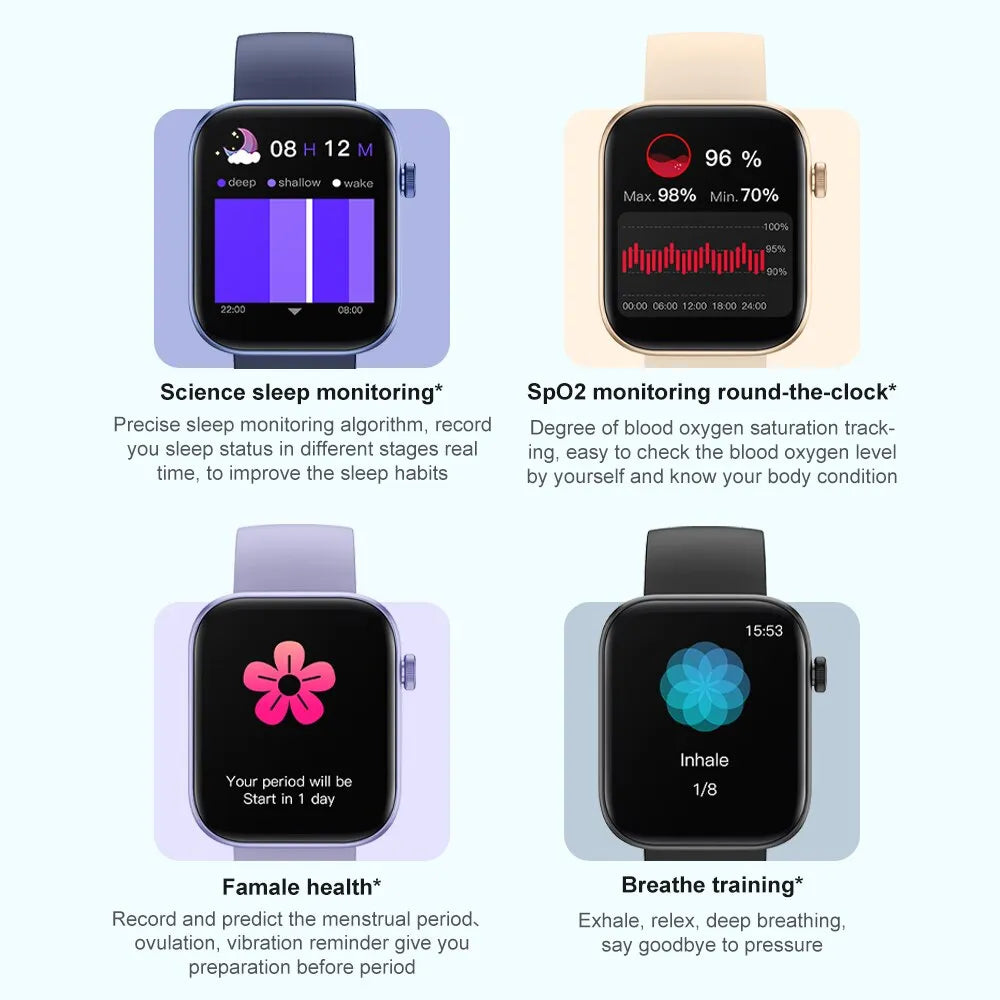 Voice Calling and Health Monitoring Smartwatch
