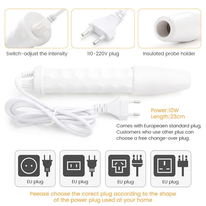 Portable Handheld Skin Therapy Wand Machine