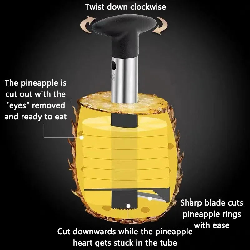 Pineapple Slicer/Peeler/Cutter Knife