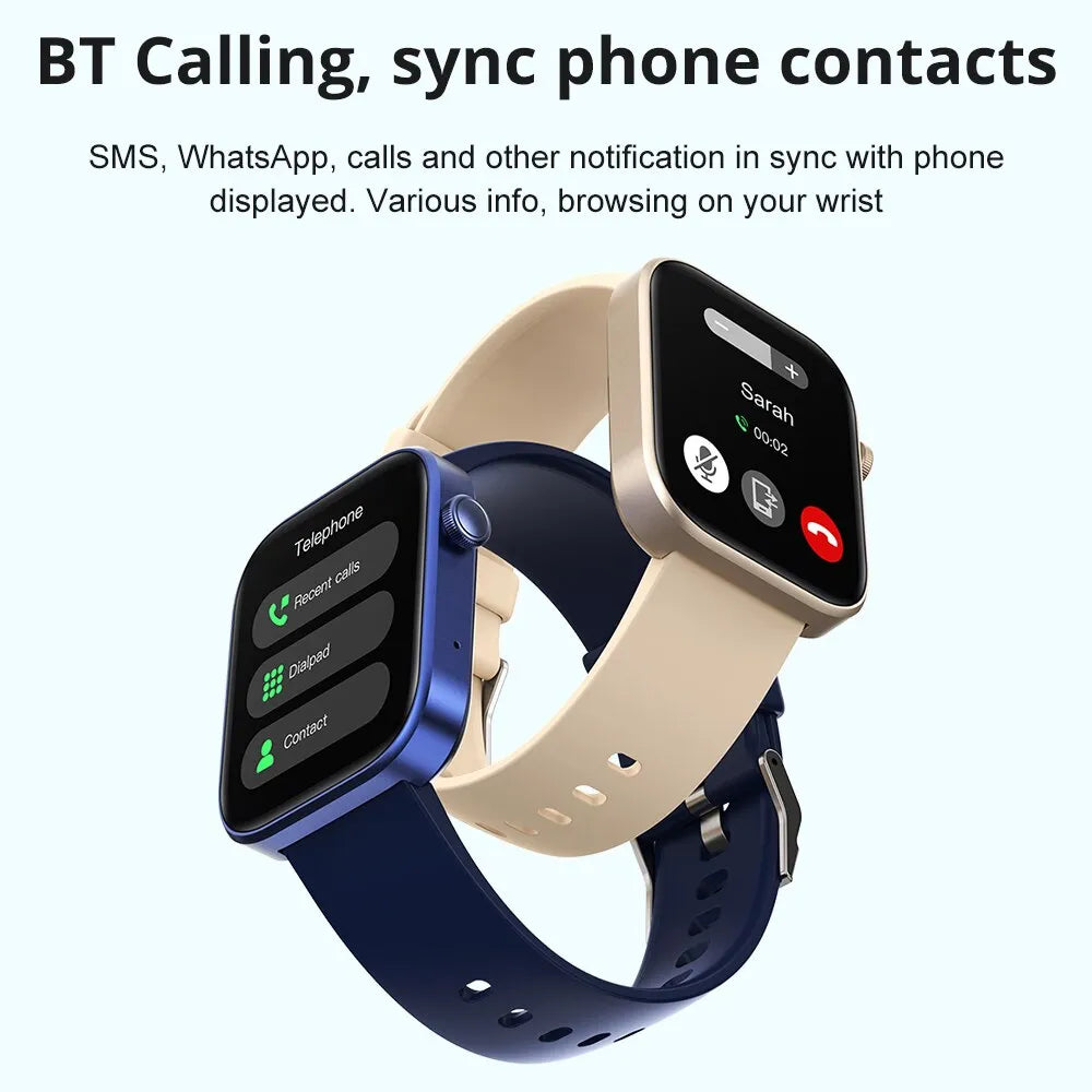 Voice Calling and Health Monitoring Smartwatch