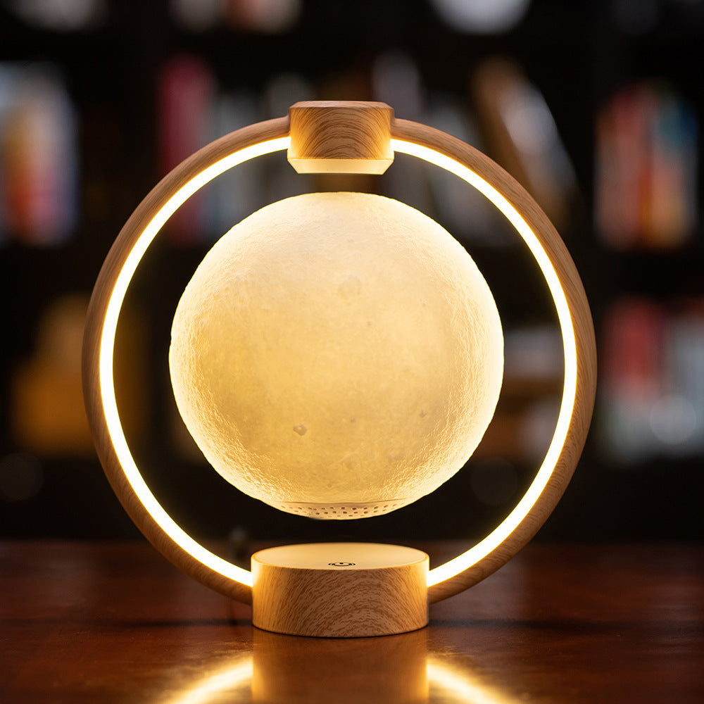 Maglev Moon Light Bluetooth Speaker 3D Stereo Diy Colorful Glare - AFFORDABLE MARKET