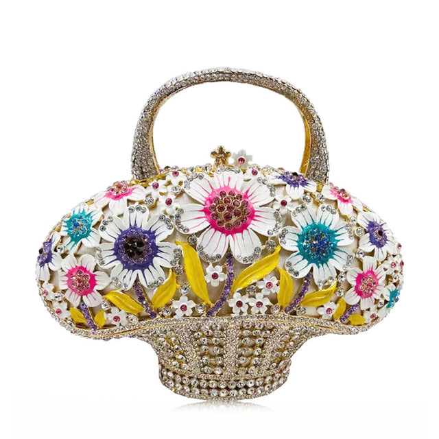 Women's Flower Diamond Mini Bag