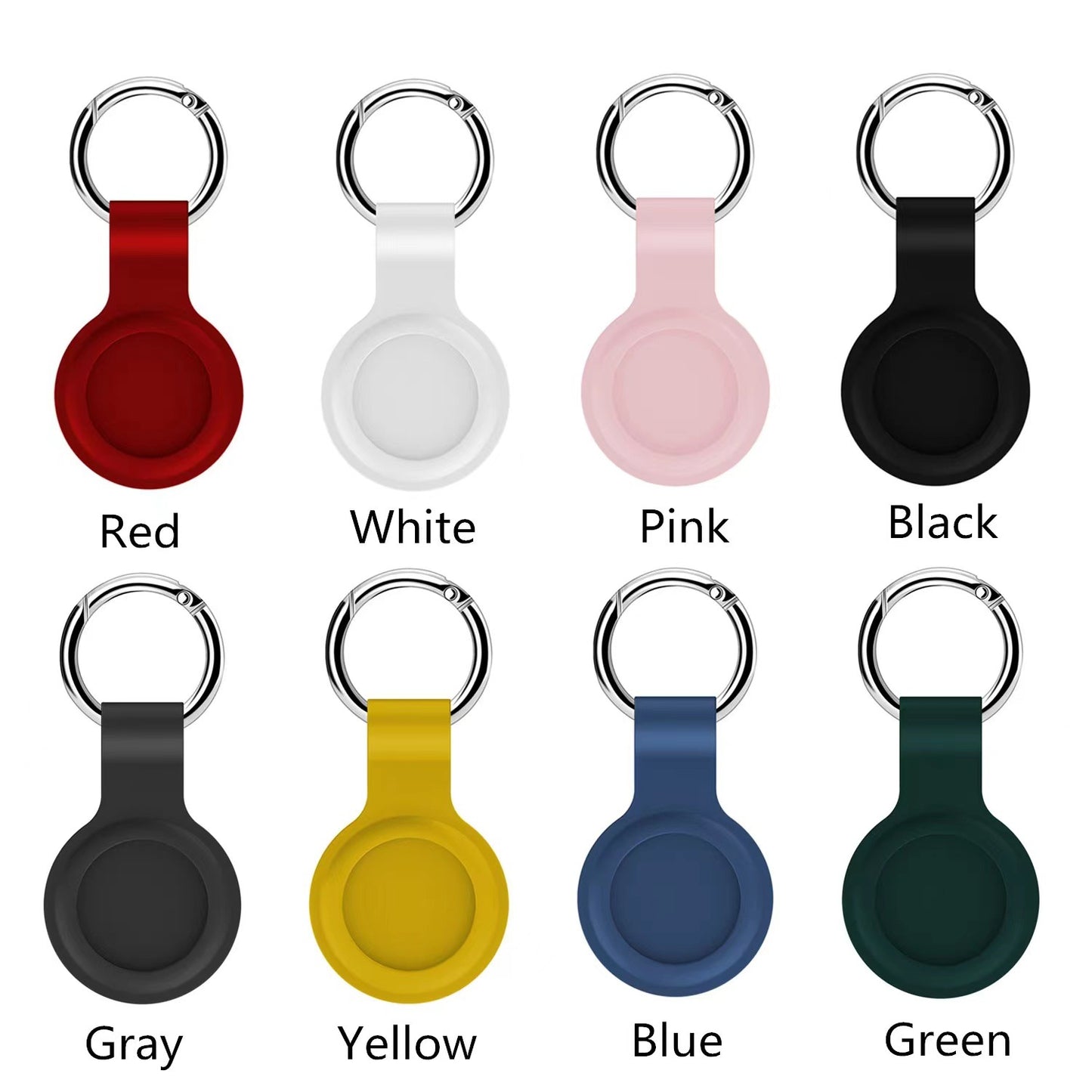 Suitable For Airtag Locator Tracker Anti-lost Keychain Waterproof Silicone Protective Case - AFFORDABLE MARKET