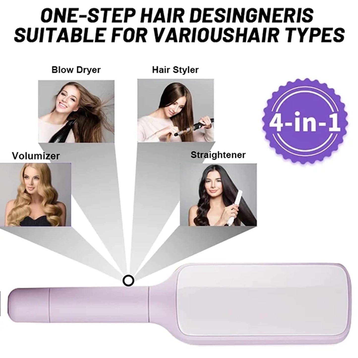 Self Cleaning Hair Comb