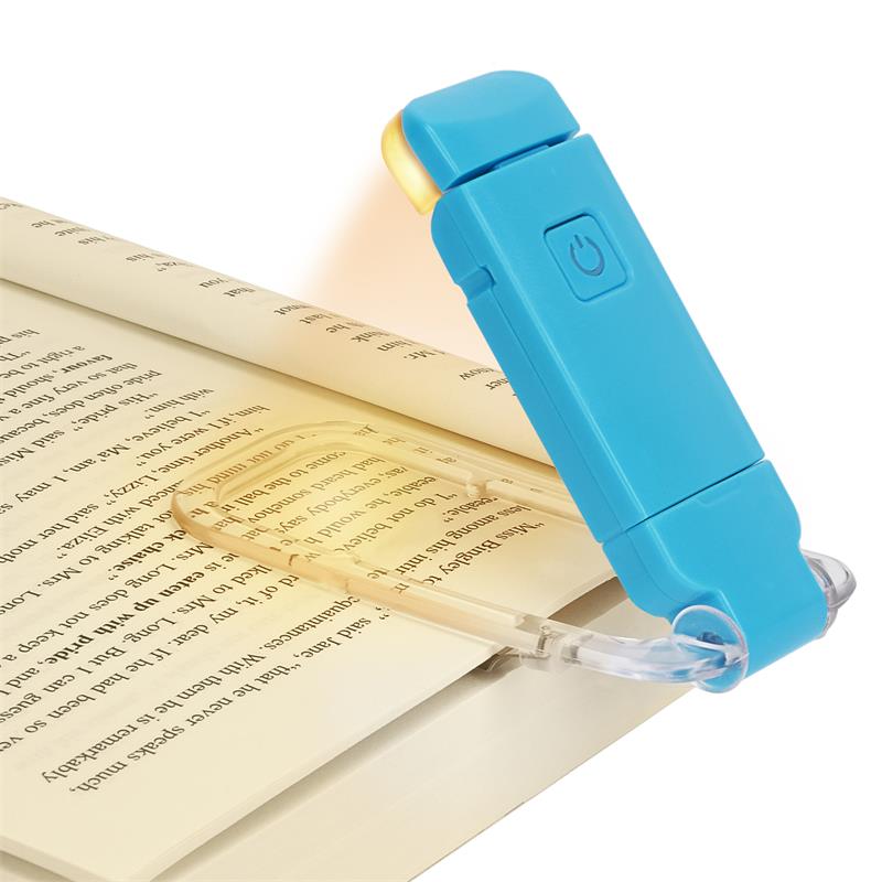 LED USB Rechargeable Book Reading Light Brightness Adjustable Eye Protection Clip Book Light Portable Bookmark Read Light - AFFORDABLE MARKET