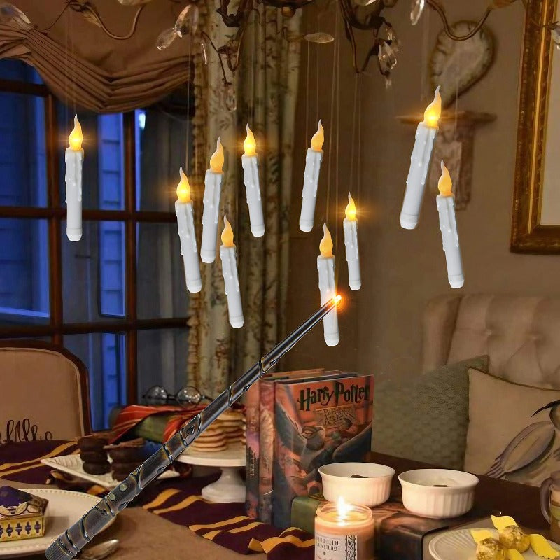 Floating LED Candles With Magic Remote Control Wand