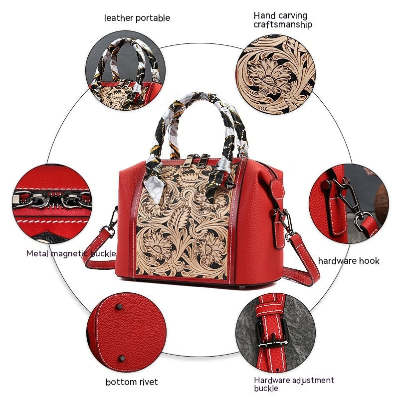 Women's Leather Vintage Bag