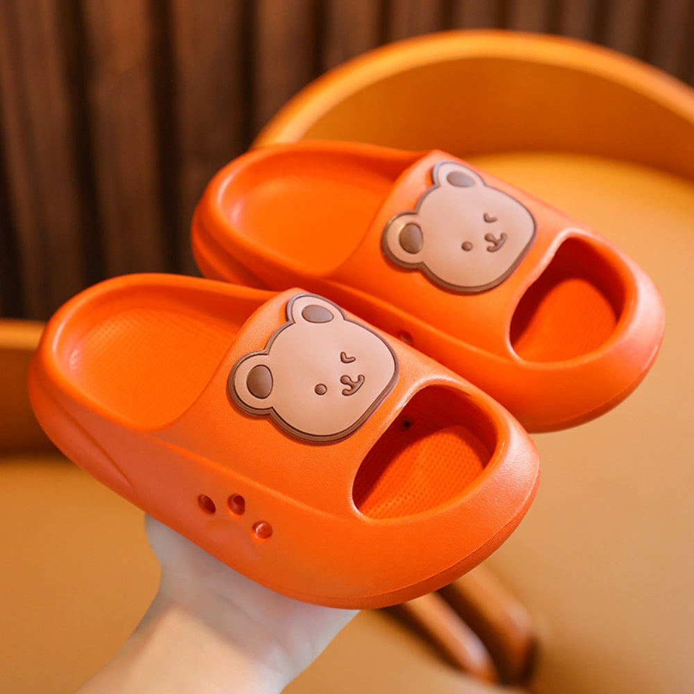 Bear Home Boys And Baby Girls Cartoon Soft Bottom Sandals And Slippers - AFFORDABLE MARKET