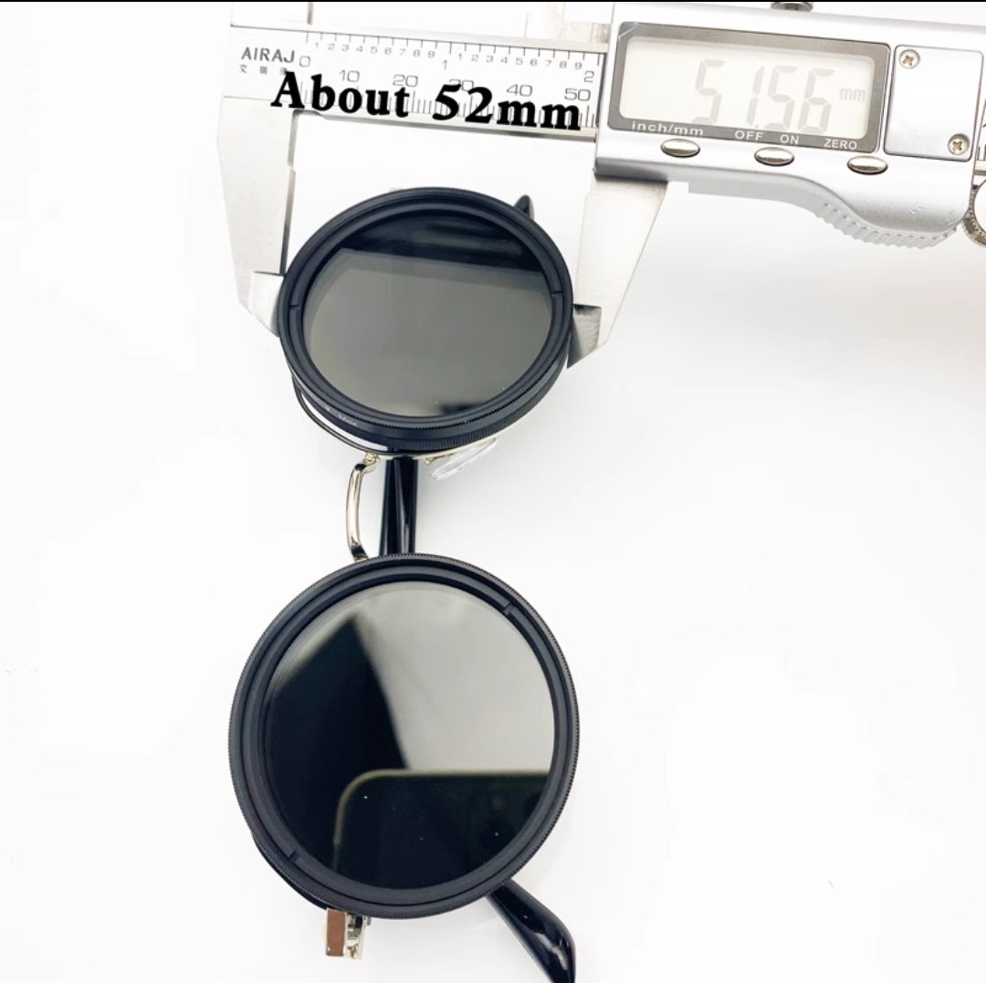 Round Adjustable Polarized Sunglasses