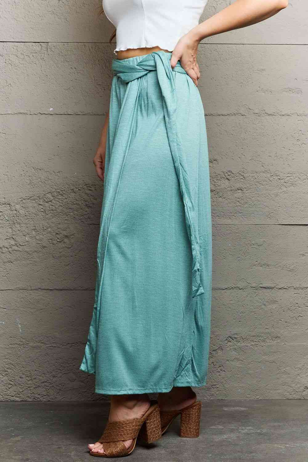 Ninexis Know Your Worth Criss Cross Halter Neck Maxi Dress - AFFORDABLE MARKET