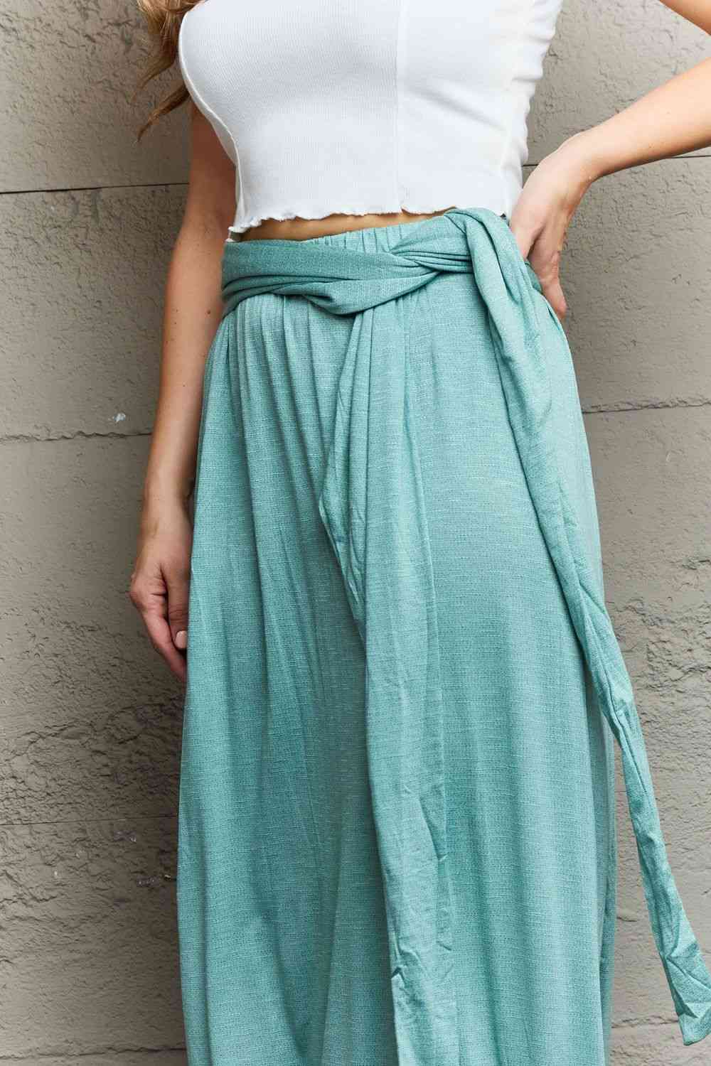 Ninexis Know Your Worth Criss Cross Halter Neck Maxi Dress - AFFORDABLE MARKET