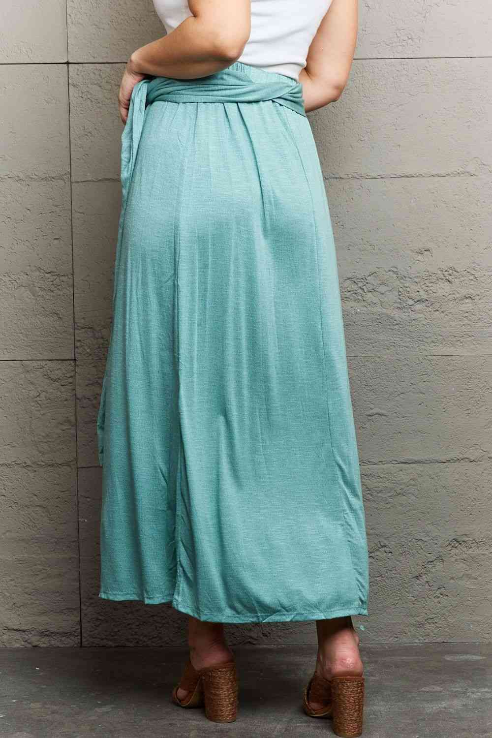 Ninexis Know Your Worth Criss Cross Halter Neck Maxi Dress - AFFORDABLE MARKET