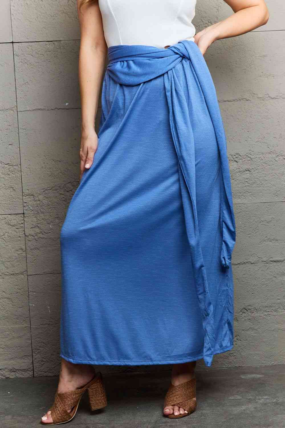 Ninexis Know Your Worth Criss Cross Halter Neck Maxi Dress - AFFORDABLE MARKET