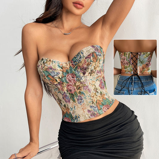 Women's Floral Print Vest Top