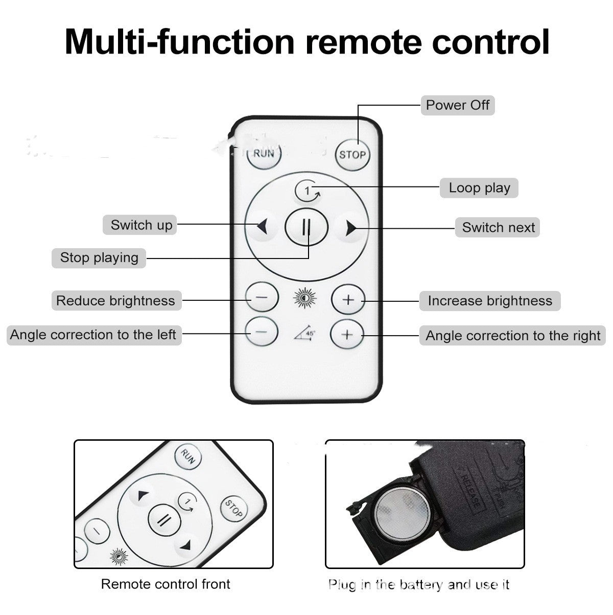 Rotating 3D Holographic Projector