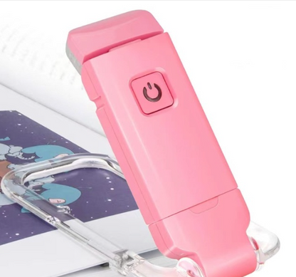LED USB Rechargeable Book Reading Light Brightness Adjustable Eye Protection Clip Book Light Portable Bookmark Read Light - AFFORDABLE MARKET