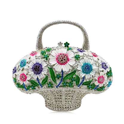 Women's Flower Diamond Mini Bag