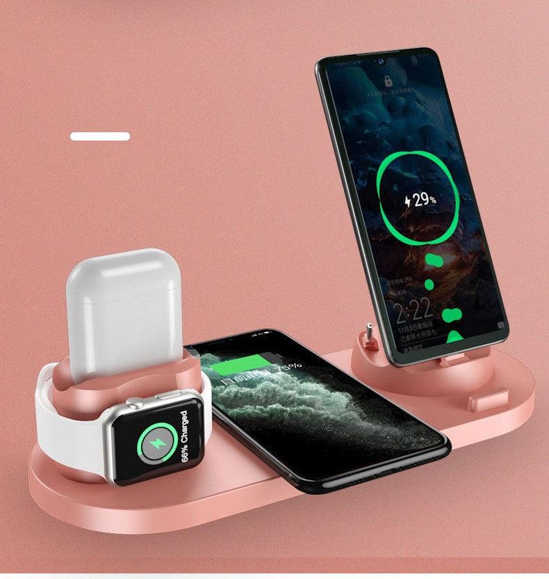 Six-in-one wireless charger for mobile phones - AFFORDABLE MARKET