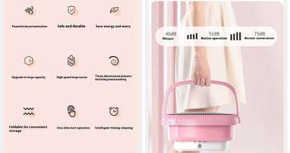 Mini Folding Washing Machine