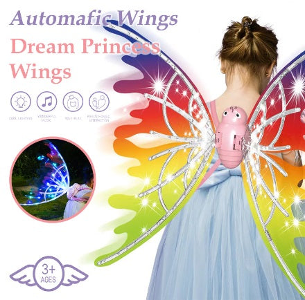 Girls Butterfly Wings With Lights