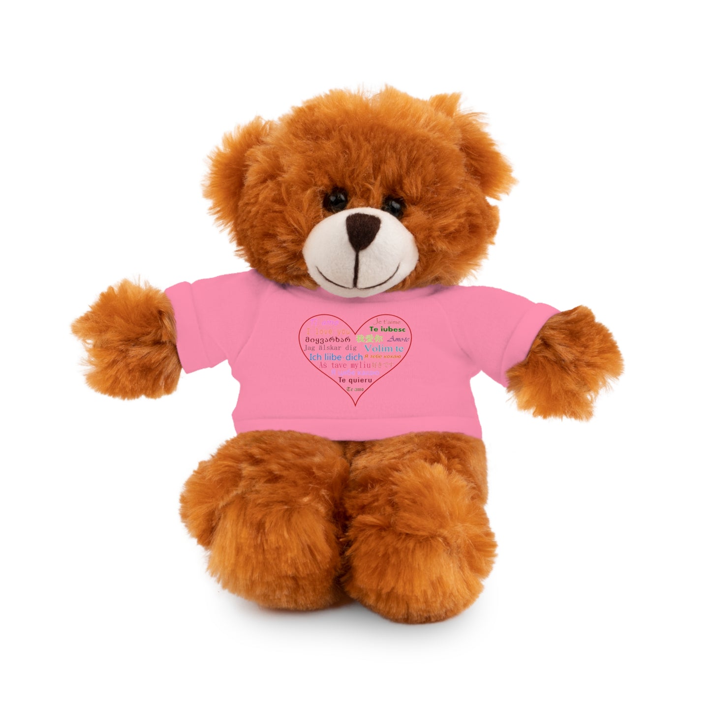 Stuffed Animals with "I Love You" in Different Languages - AFFORDABLE MARKET