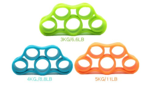 Silicone Finger Trainer and Hand Fitness Gripper